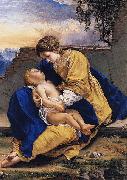 Orazio Gentileschi Madonna and Child in a Landscape oil on canvas